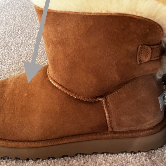 UGG Australia 1092972 chestnut  7 US Mini Bailey Bow II Winter Boots - Picture 5 of 13